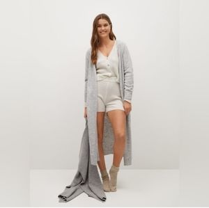 Mango womens cardigan with belt
